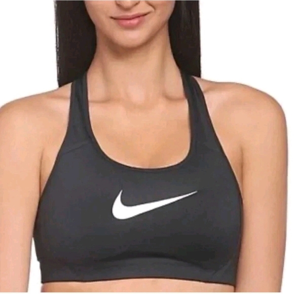 NWT Nike High Impact Women's Girls Large Black Sports Bra - Picture 1 of 7